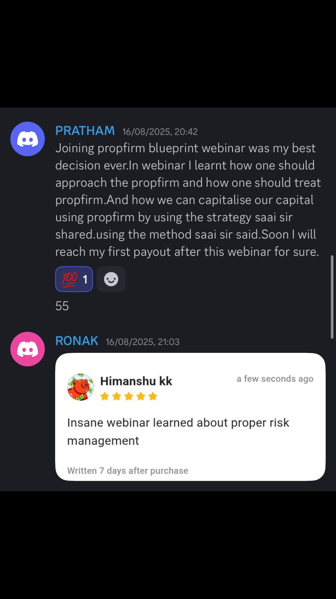 Trader Testimonial 5