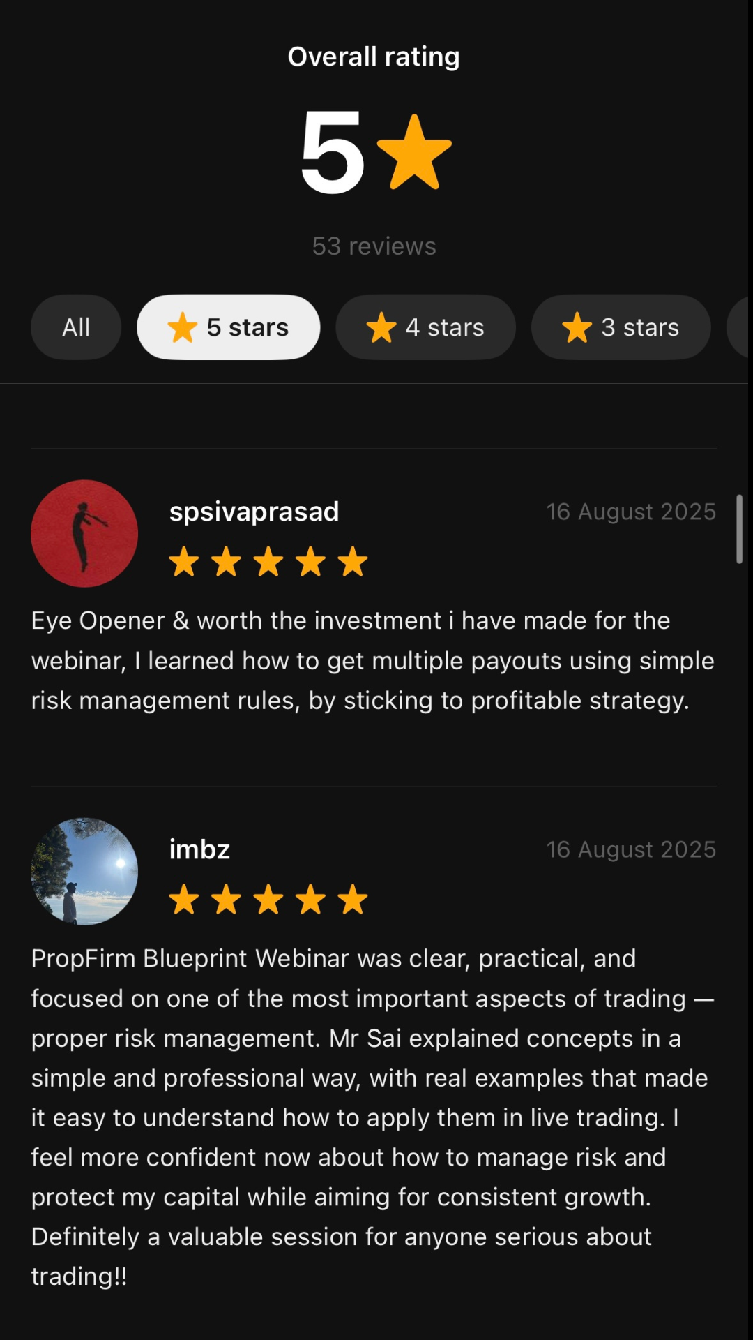 Trader Testimonial 2