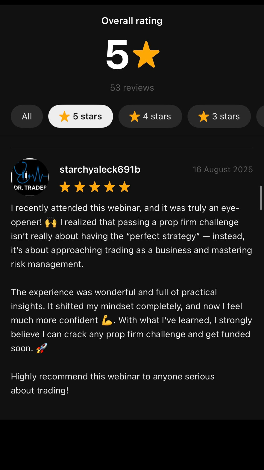 Trader Testimonial 3