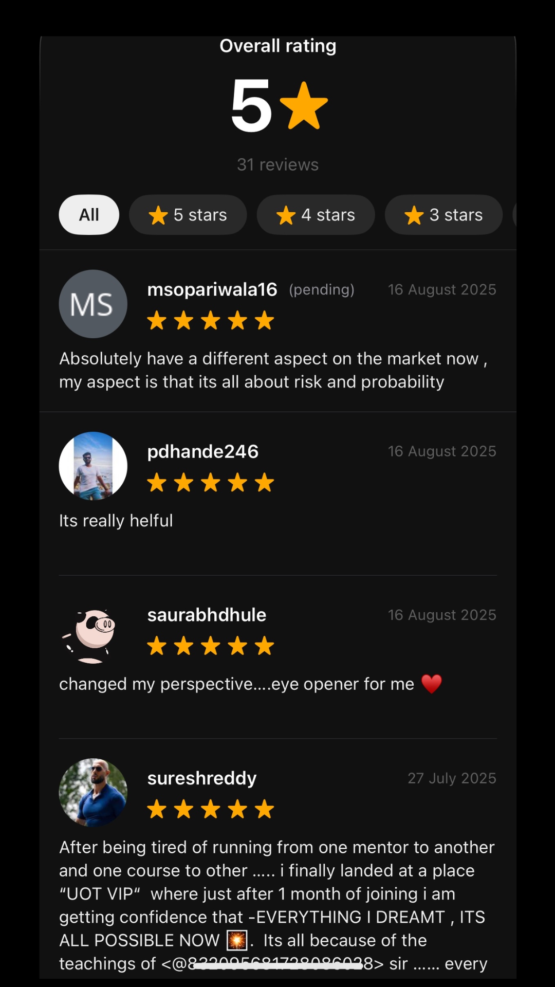 Trader Testimonial 5